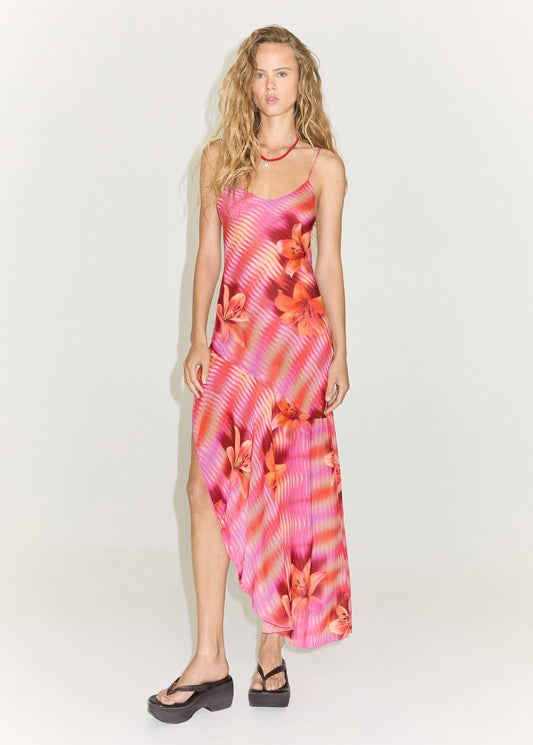 Bryn Asymmetrical Maxi Dress - Eva Rose Boutique