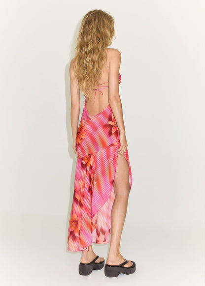 Bryn Asymmetrical Maxi Dress - Eva Rose Boutique