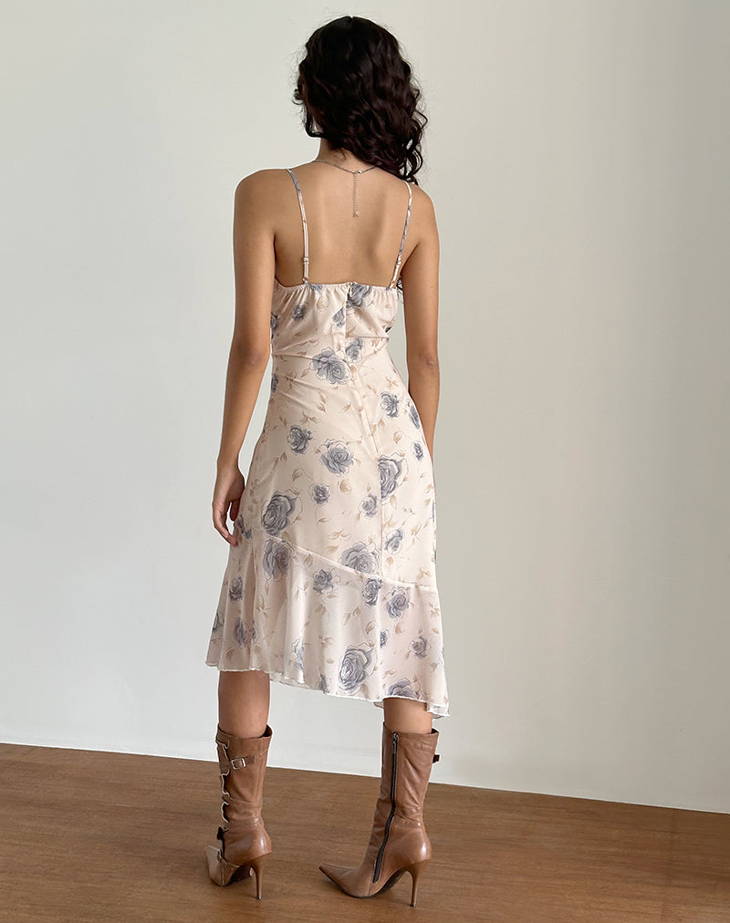 Skye Floral midi dress - Eva Rose Boutique