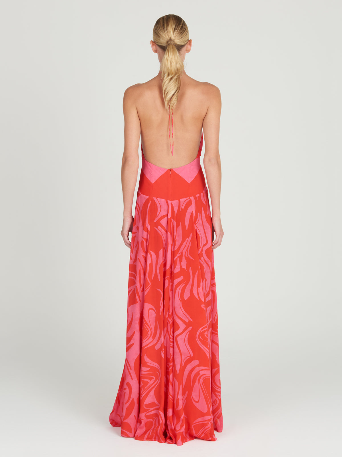 Rose Halter Maxi Dress - Eva Rose Boutique