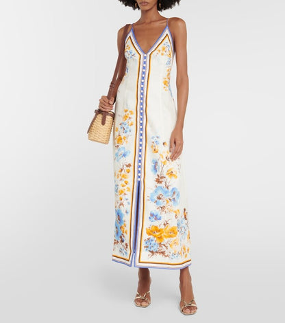 Floral Summer Maxi Dress - Eva Rose Boutique